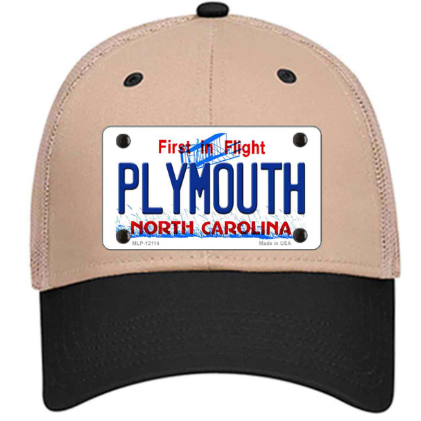 Plymouth North Carolina State Wholesale Novelty License Plate Hat