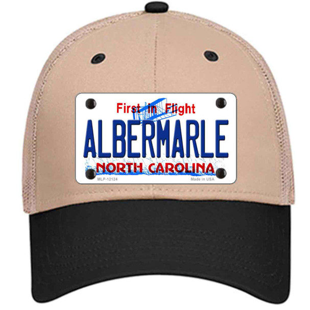 Albermarle North Carolina State Wholesale Novelty License Plate Hat