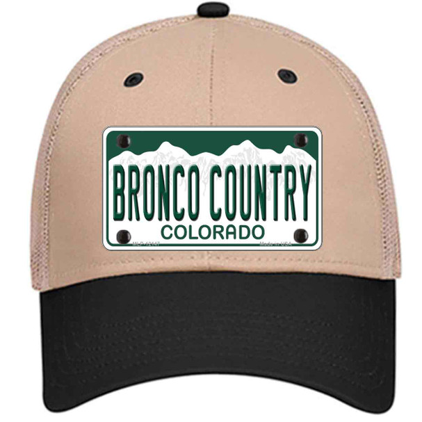 Bronco Country Colorado Wholesale Novelty License Plate Hat