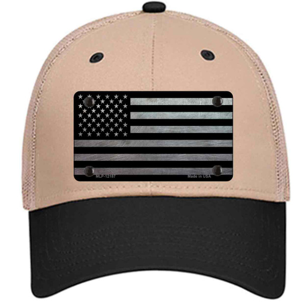 American Flag Black and Gray Wholesale Novelty License Plate Hat