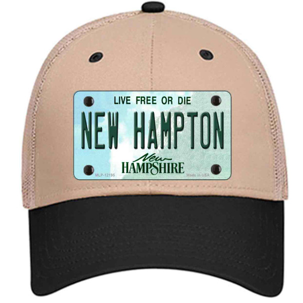 New Hampton New Hampshire Wholesale Novelty License Plate Hat
