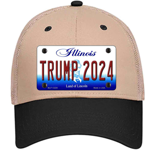 Trump 2024 Illinois Wholesale Novelty License Plate Hat