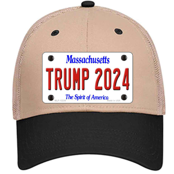 Trump 2024 Massachusetts Wholesale Novelty License Plate Hat