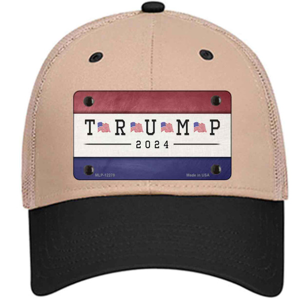 Trump 2024 USA Flag Wholesale Novelty License Plate Hat