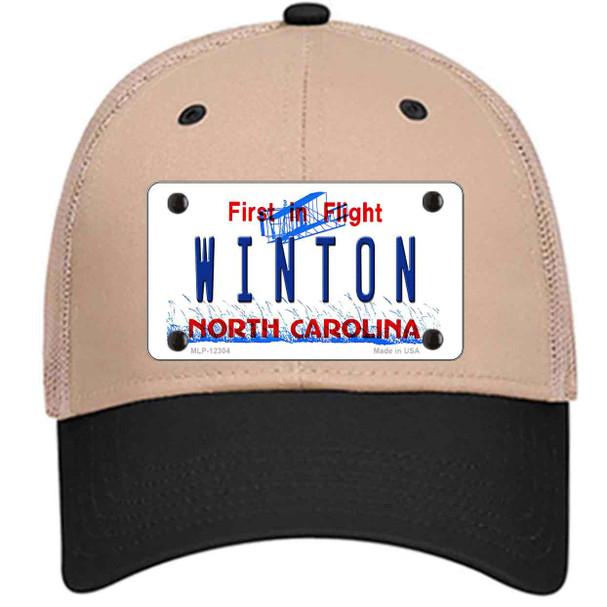 North Carolina Winton Wholesale Novelty License Plate Hat