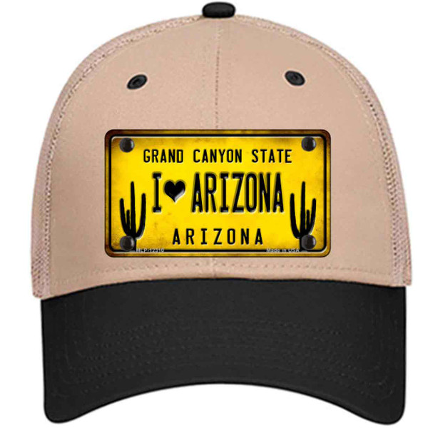 I love Arizona Yellow Wholesale Novelty License Plate Hat