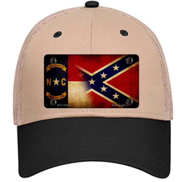 NC | Confederate Flag Wholesale Novelty License Plate Hat