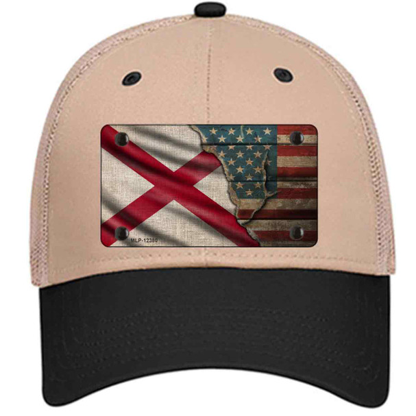 Alabama/American Flag Wholesale Novelty License Plate Hat