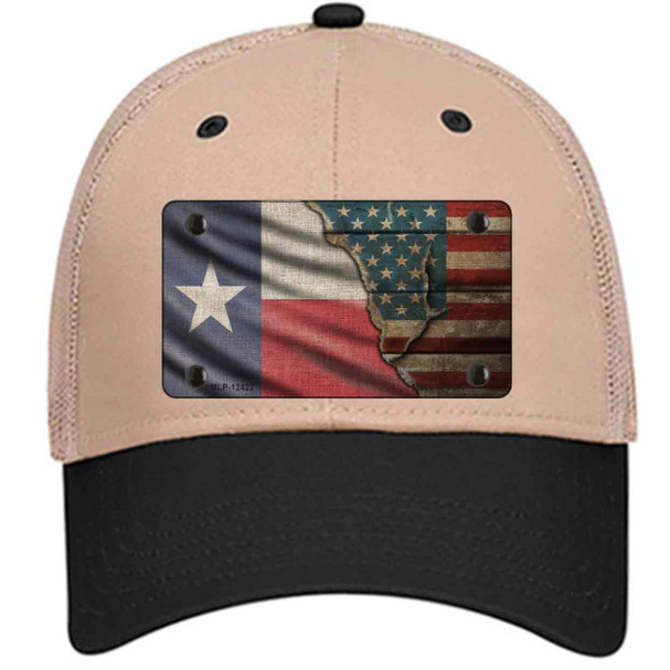 Texas/American Flag Wholesale Novelty License Plate Hat