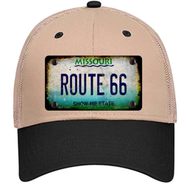 Route 66 Missouri Rusty Wholesale Novelty License Plate Hat