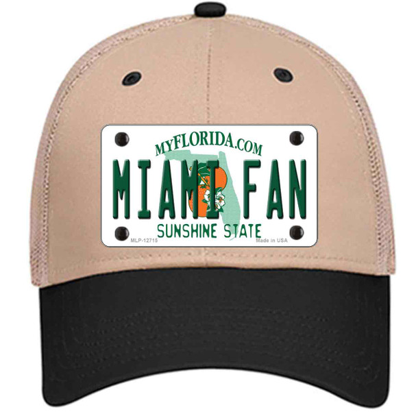 Miami Fan Wholesale Novelty License Plate Hat