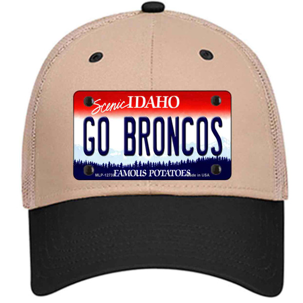 Go Broncos Wholesale Novelty License Plate Hat