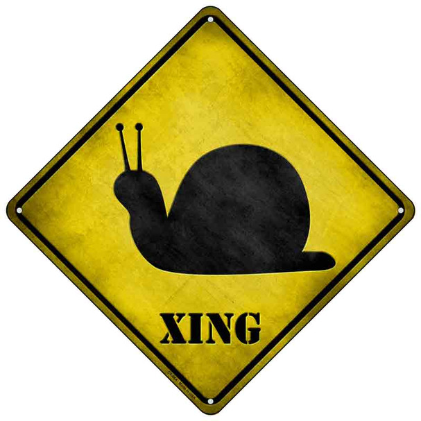 Snail Xing Wholesale Novelty Metal Crossing Sign