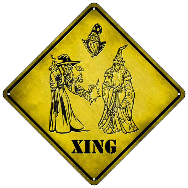 Wizards Xing Wholesale Novelty Metal Crossing Sign