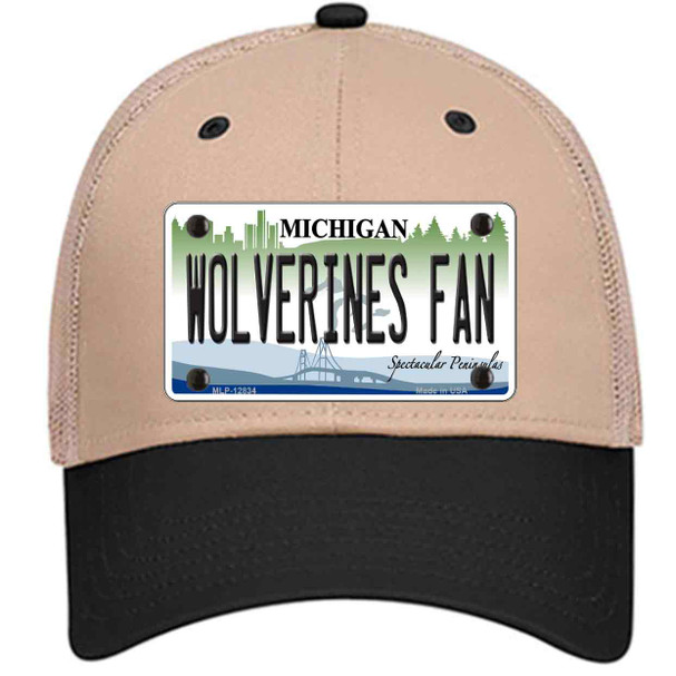 Wolverines Fan Wholesale Novelty License Plate Hat