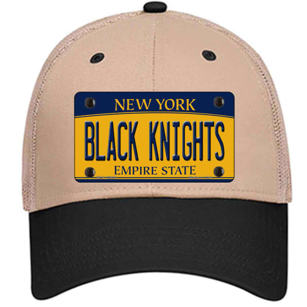 Black Knights Wholesale Novelty License Plate Hat