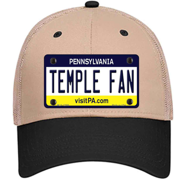 Temple Fan Wholesale Novelty License Plate Hat