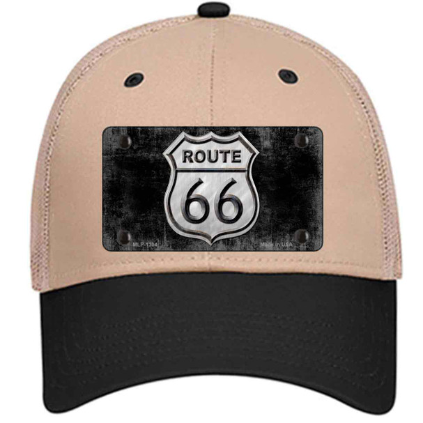 Route 66 Black & White Wholesale Novelty License Plate Hat