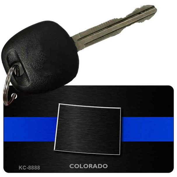 Colorado Thin Blue Line Wholesale Novelty Key Chain