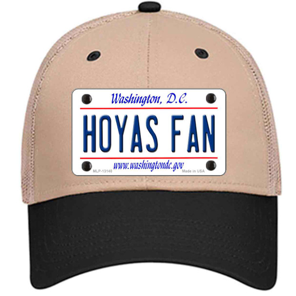 Hoyas Fan Wholesale Novelty License Plate Hat