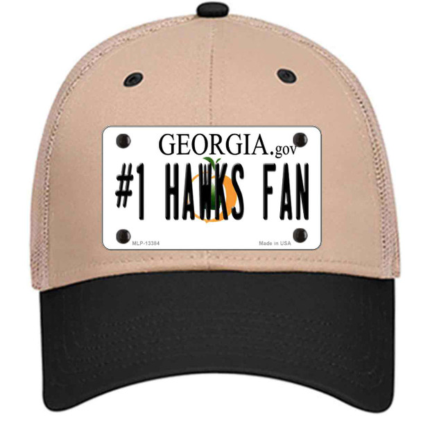 Number 1 Hawks Fan Wholesale Novelty License Plate Hat Tag