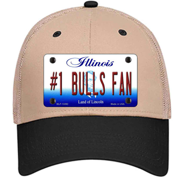 Number 1 Bulls Fan Wholesale Novelty License Plate Hat Tag