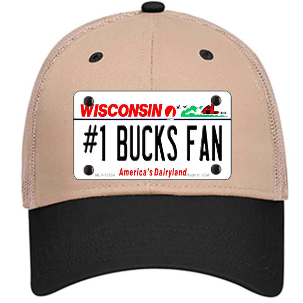 Number 1 Bucks Fan Wholesale Novelty License Plate Hat Tag