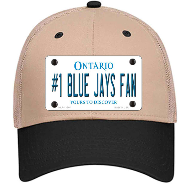 Number 1 Blue Jays Fan Wholesale Novelty License Plate Hat Tag