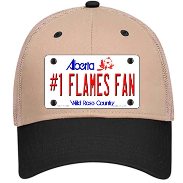 Number 1 Flames Fan Wholesale Novelty License Plate Hat Tag