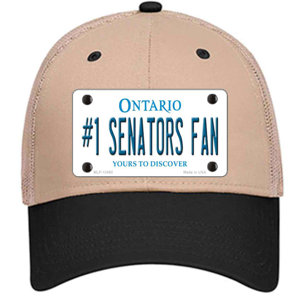 Number 1 Senators Fan Wholesale Novelty License Plate Hat Tag