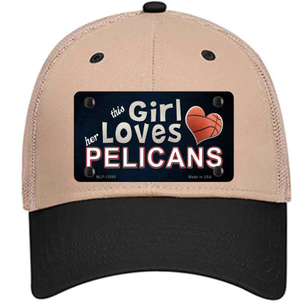 This Girl Loves Her Pelicans Wholesale Novelty License Plate Hat Tag