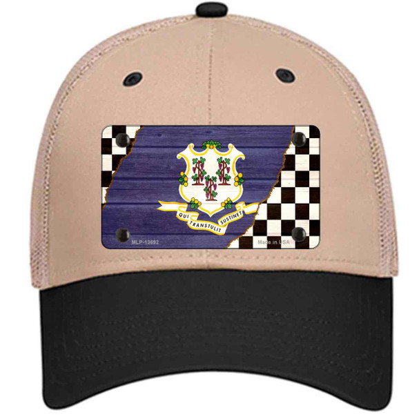 Connecticut Racing Flag Wholesale Novelty License Plate Hat Tag