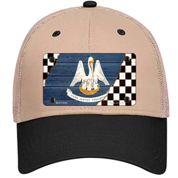 Louisiana Racing Flag Wholesale Novelty License Plate Hat Tag