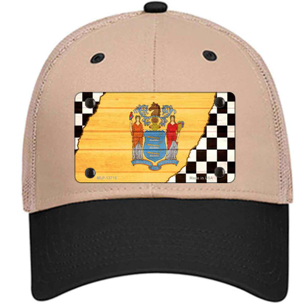New Jersey Racing Flag Wholesale Novelty License Plate Hat Tag