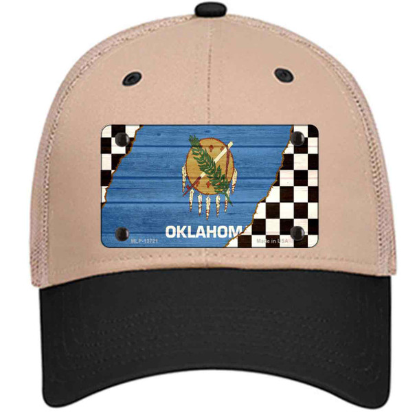 Oklahoma Racing Flag Wholesale Novelty License Plate Hat Tag