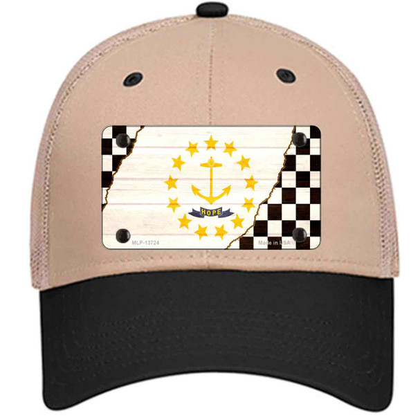 Rhode Island Racing Flag Wholesale Novelty License Plate Hat Tag