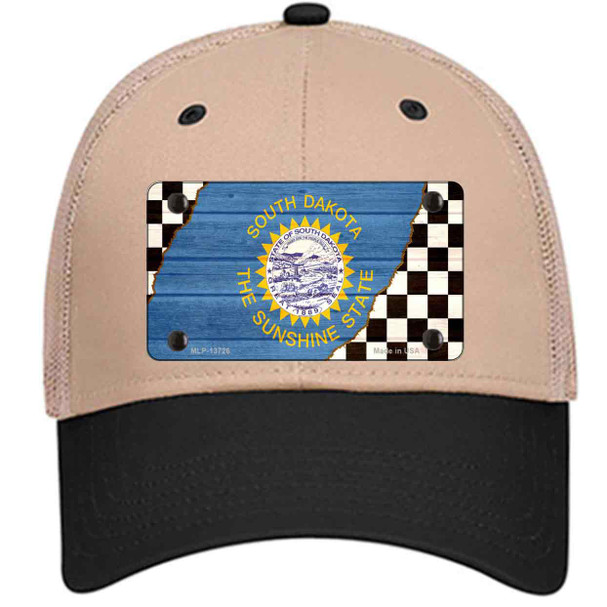 South Dakota Racing Flag Wholesale Novelty License Plate Hat Tag