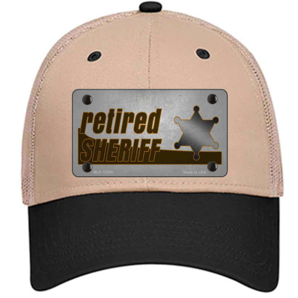 Retired Sheriff Wholesale Novelty License Plate Hat Tag