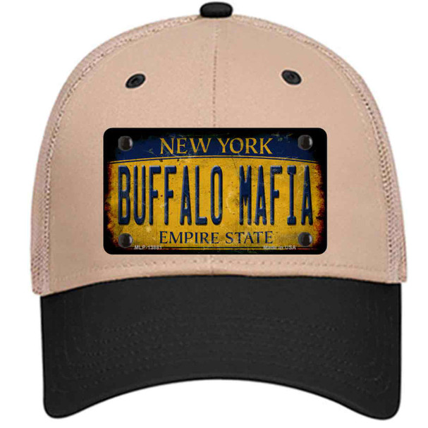 Buffalo Mafia NY Rusted Yellow Wholesale Novelty License Plate Hat Tag