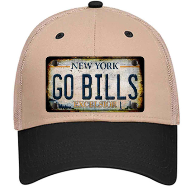 Go Bills New York White Wholesale Novelty License Plate Hat Tag