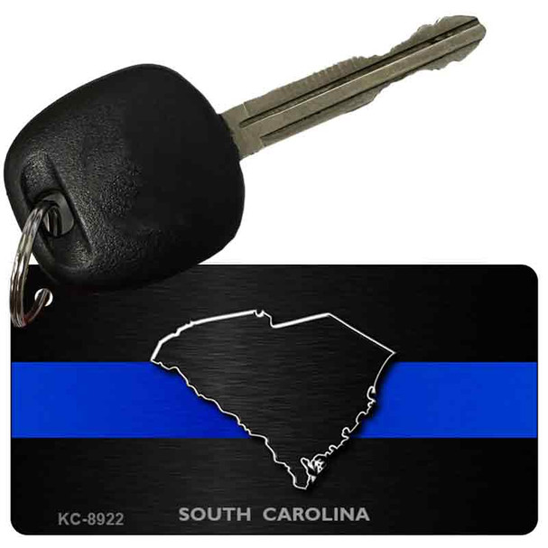 South Carolina Thin Blue Line Wholesale Novelty Key Chain