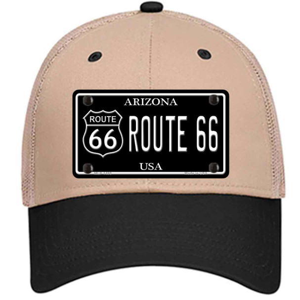 Route 66 Arizona Black Wholesale Novelty License Plate Hat