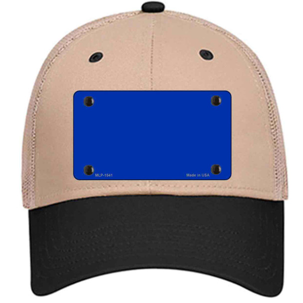 Royal Blue Solid Wholesale Novelty License Plate Hat