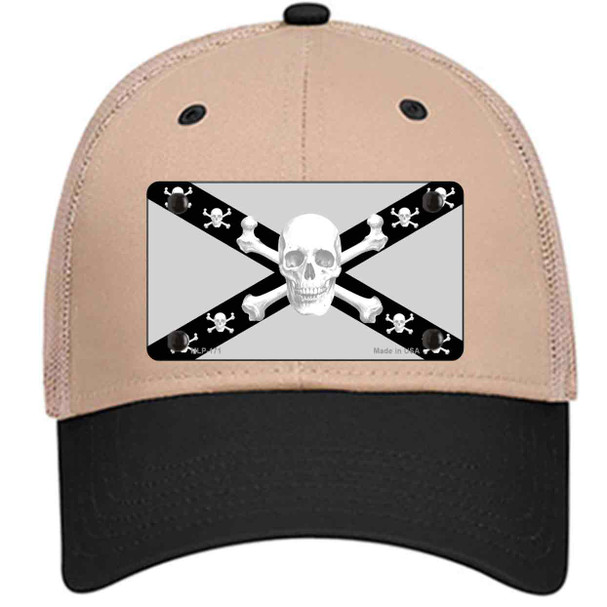 Skull Black & Silver Wholesale Novelty License Plate Hat