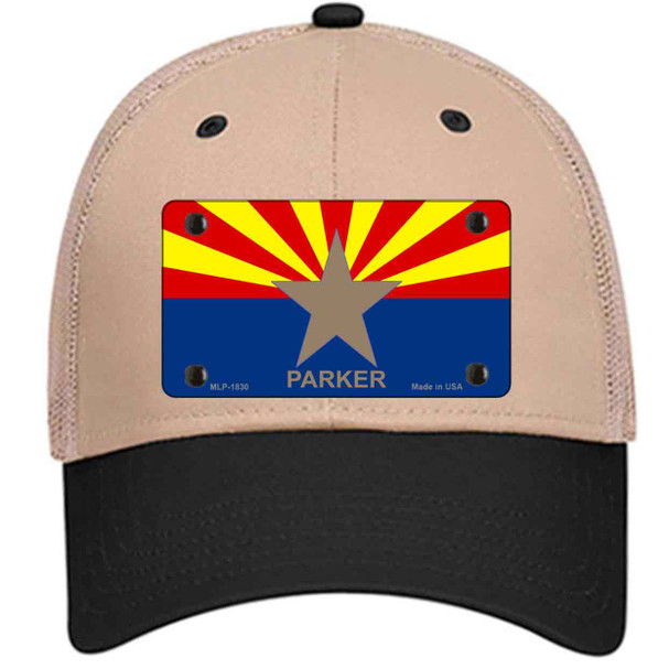 Parker Arizona State Flag Wholesale Novelty License Plate Hat
