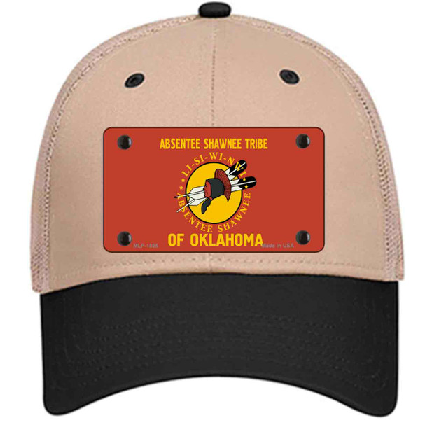 Absentee Shawnee Tribe Flag Wholesale Novelty License Plate Hat