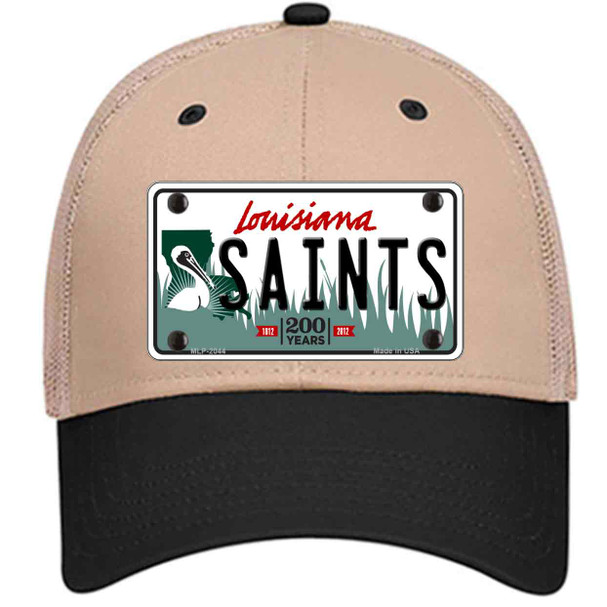 Saints Louisiana State Wholesale Novelty License Plate Hat
