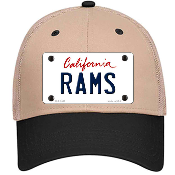 Rams California State Wholesale Novelty License Plate Hat