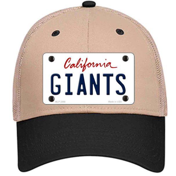 Giants California State Wholesale Novelty License Plate Hat