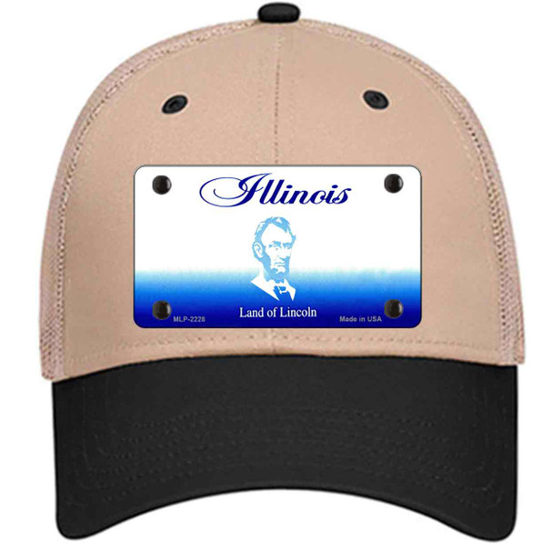 Illinois State Blank Wholesale Novelty License Plate Hat